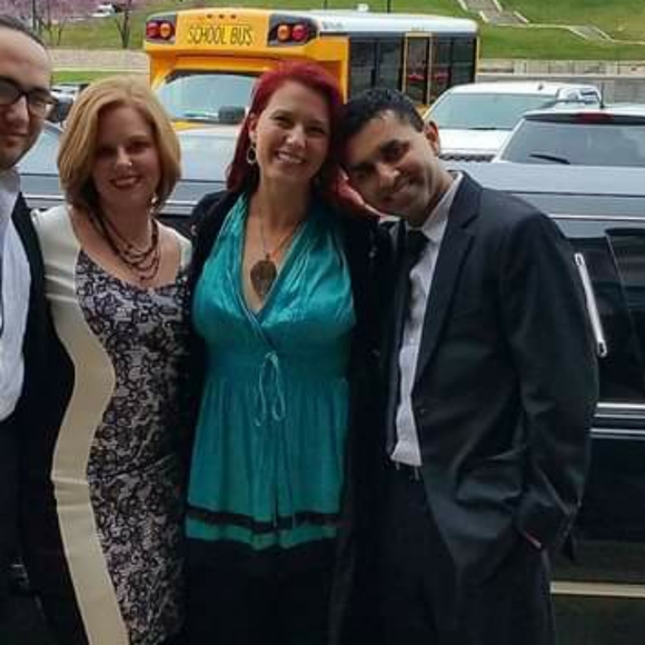 Iridescent teal halter top with lace accent - Picture 6 of 6